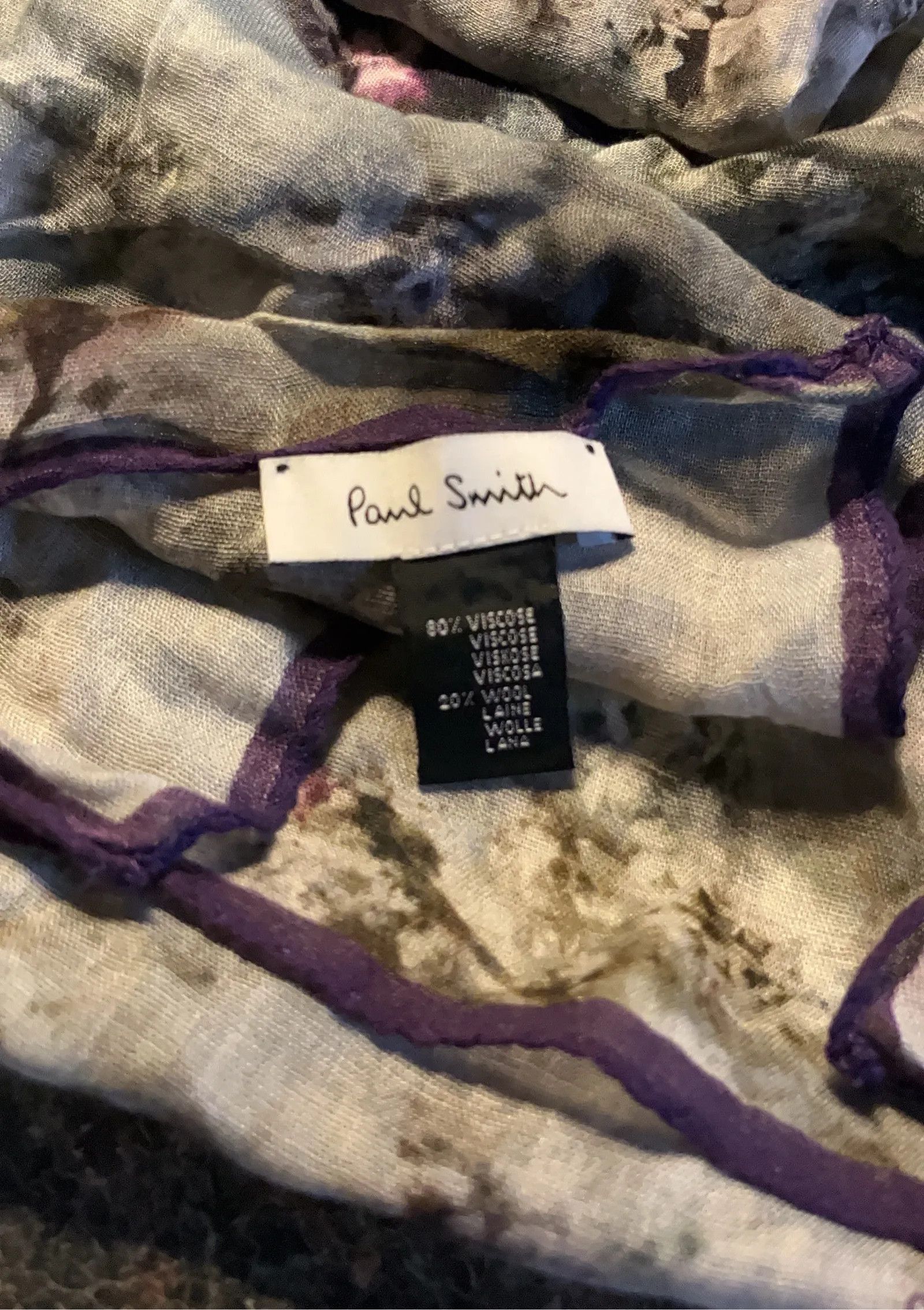 Paul Smith Paul Smith Scarf Size ONE SIZE - 2 Thumbnail