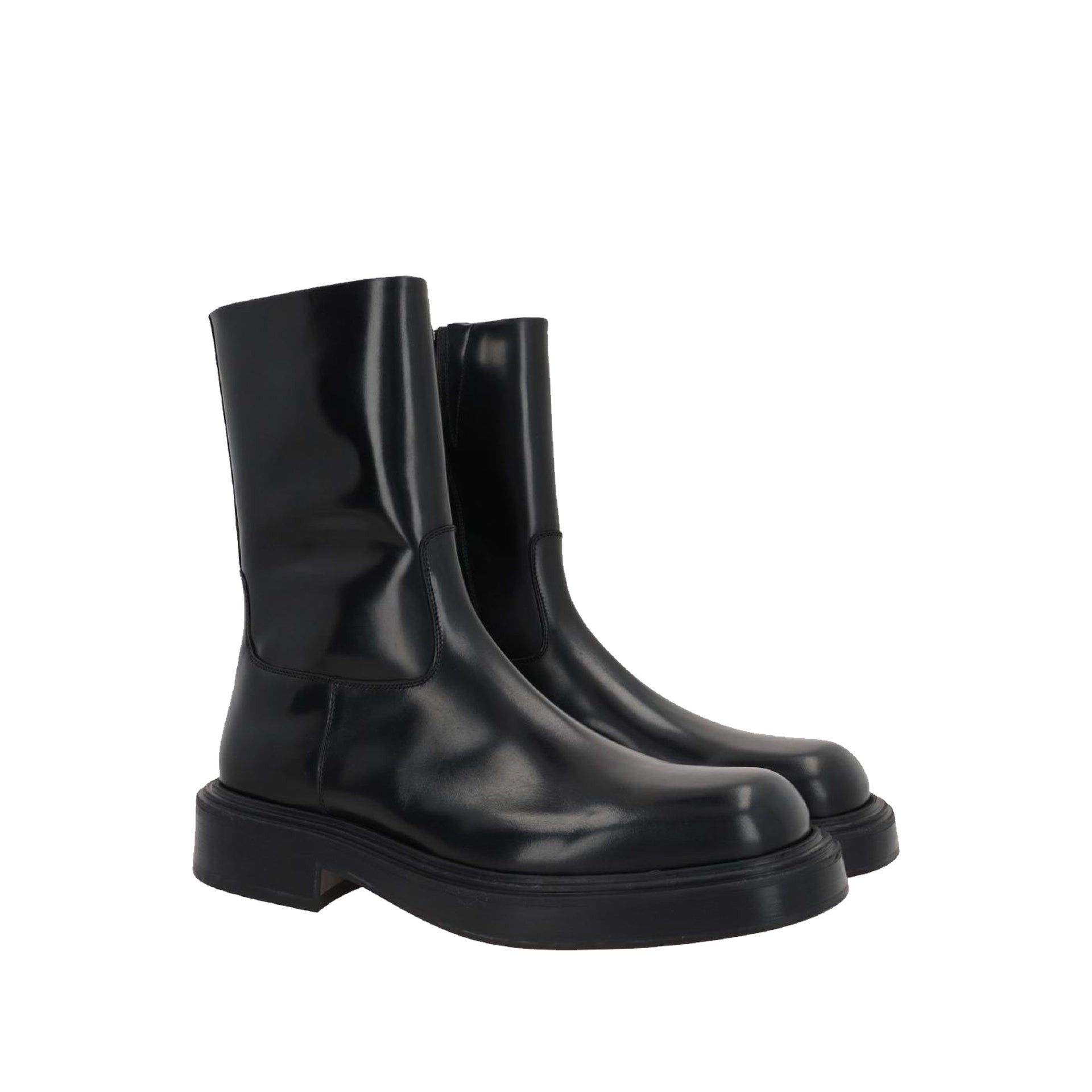 Salvatore Ferragamo Ferragamo Formia Leather Ankle Boots Size US 9 / EU 42 - 2 Thumbnail