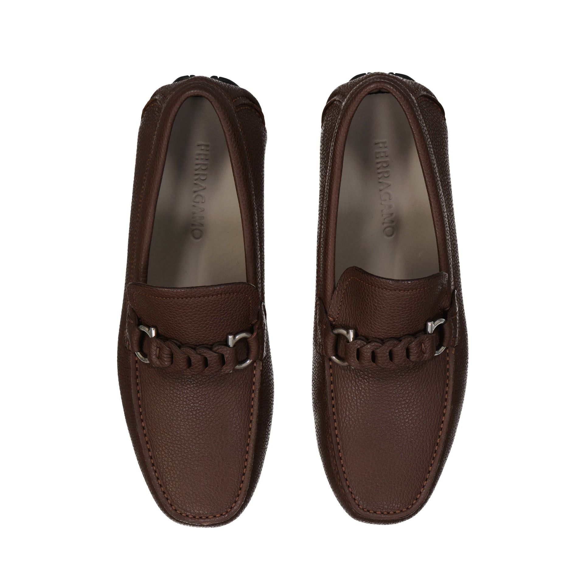 Salvatore Ferragamo Salvatore Ferragamo STUART Leather Loafers Size US 7 / EU 40 - 4 Thumbnail