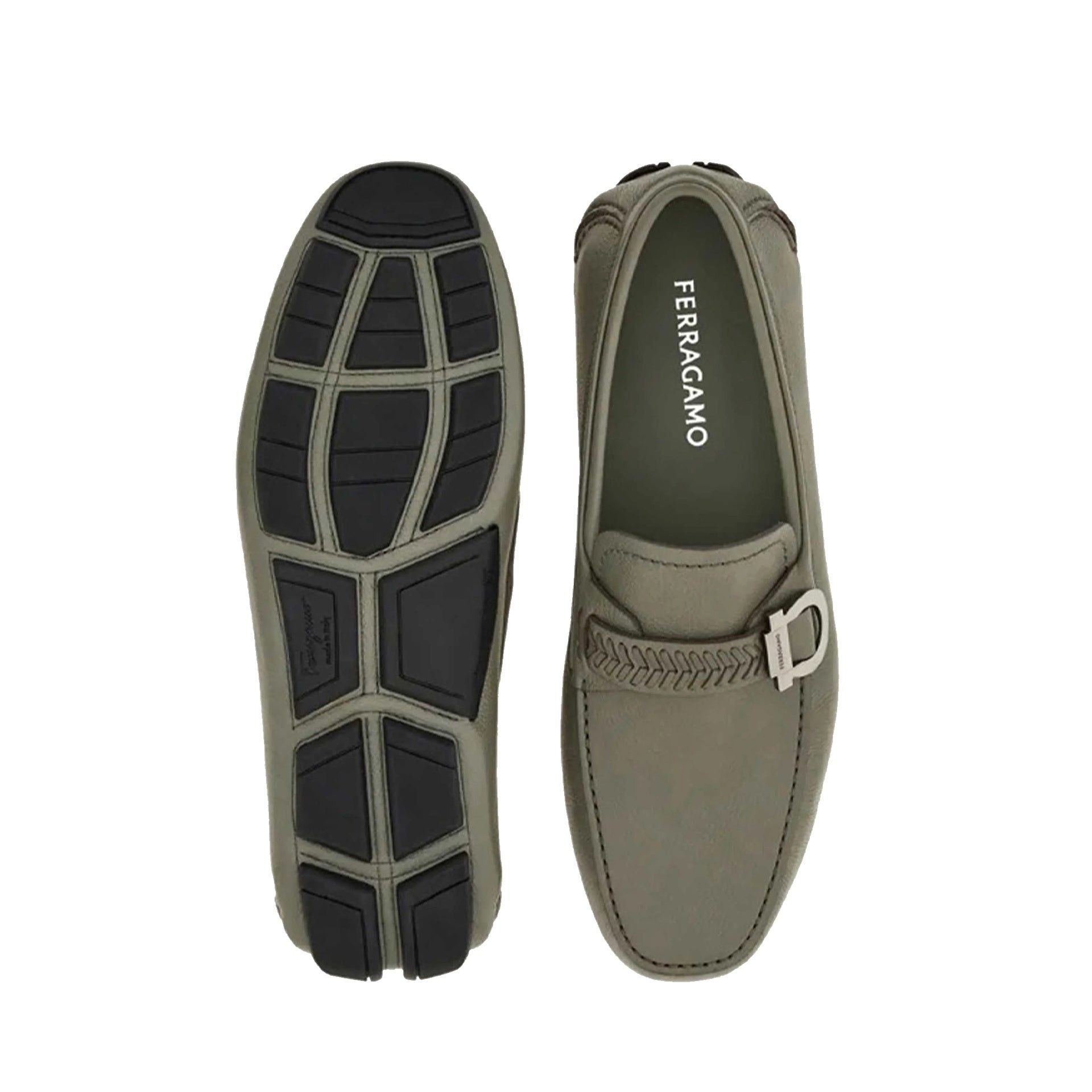 Salvatore Ferragamo SALVATORE Ferragamo Calipso Leather Loafers Size US 10 / EU 43 - 3 Thumbnail