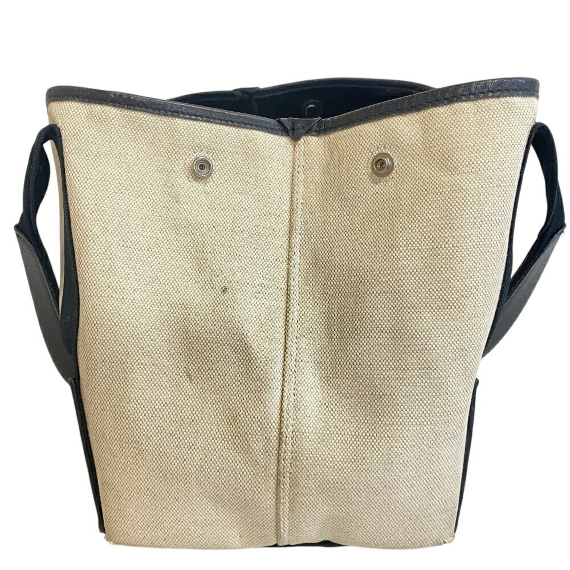 Balenciaga BALENCIAGA 339933 Navy Cabas S Tote Handbag, Beige, Women's Size ONE SIZE - 8 Thumbnail