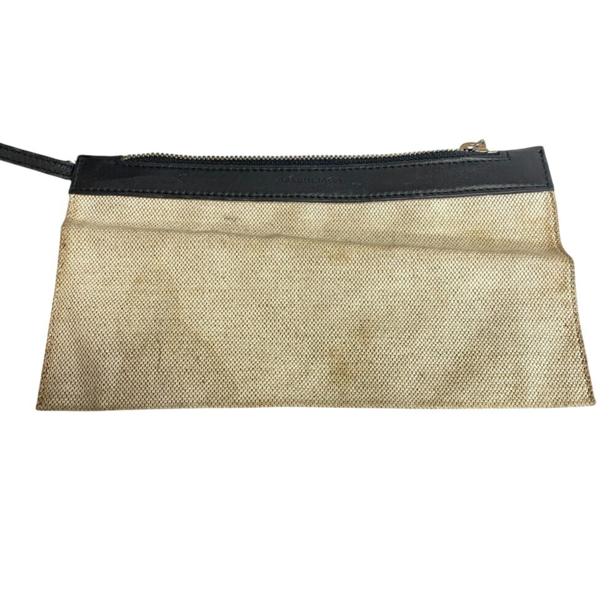 Balenciaga BALENCIAGA 339933 Navy Cabas S Tote Handbag, Beige, Women's Size ONE SIZE - 14 Thumbnail