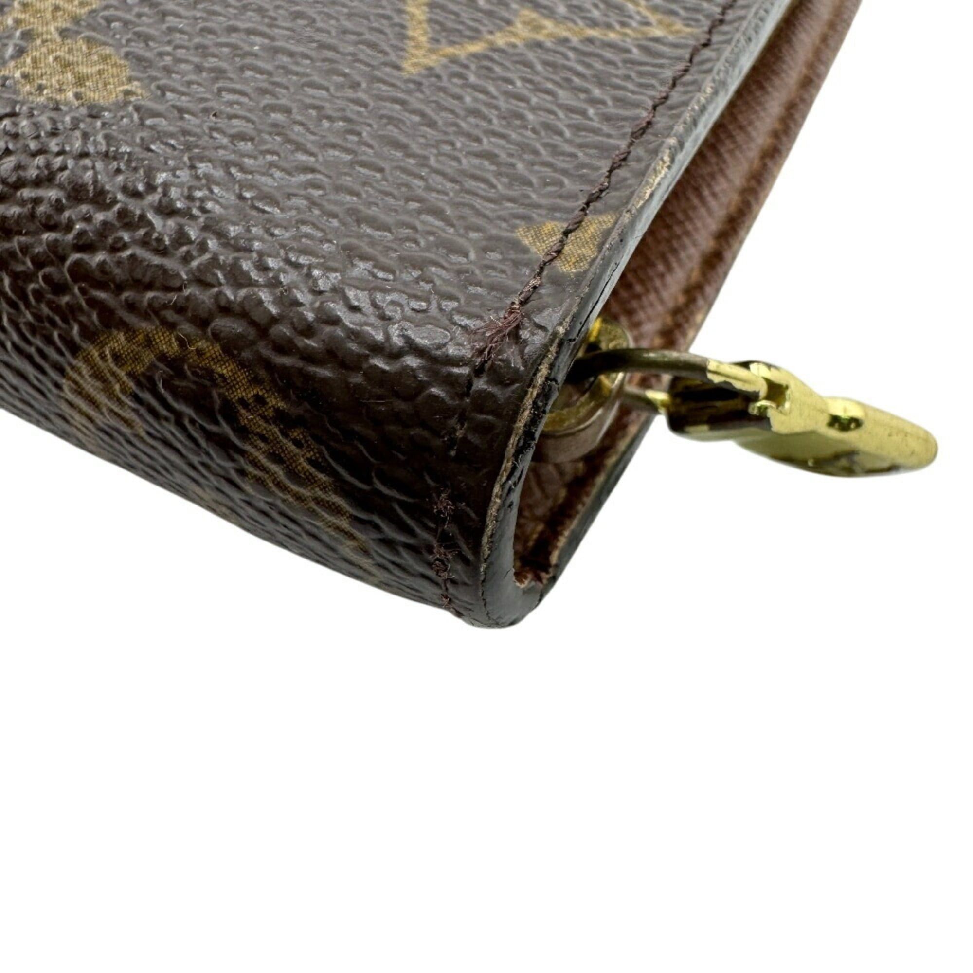 Louis Vuitton LOUIS VUITTON M61727 Porte Monne Zip Round Monogram Long Wallet Brown Unisex Size ONE SIZE - 6 Thumbnail