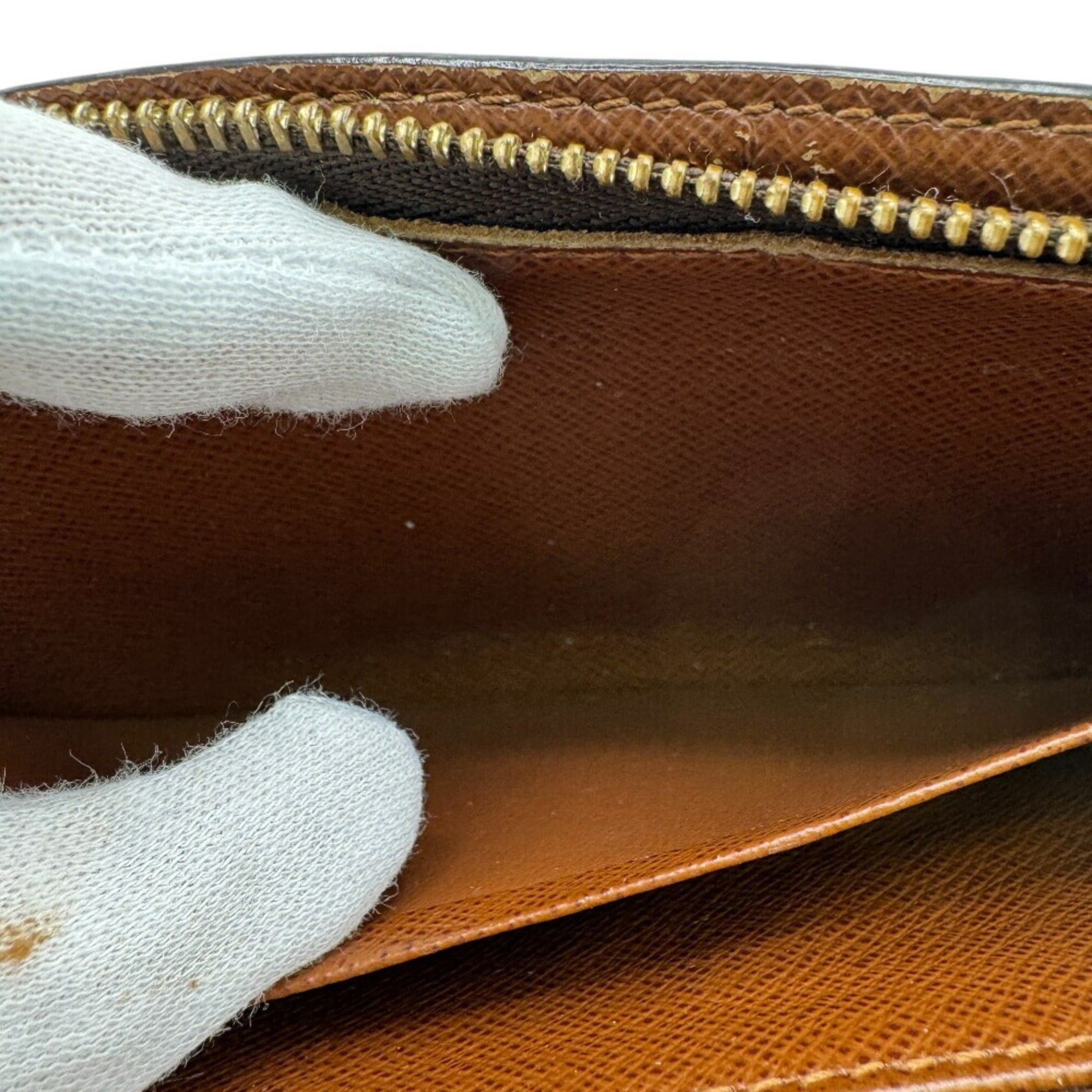 Louis Vuitton LOUIS VUITTON M61727 Porte Monne Zip Round Monogram Long Wallet Brown Unisex Size ONE SIZE - 8 Thumbnail
