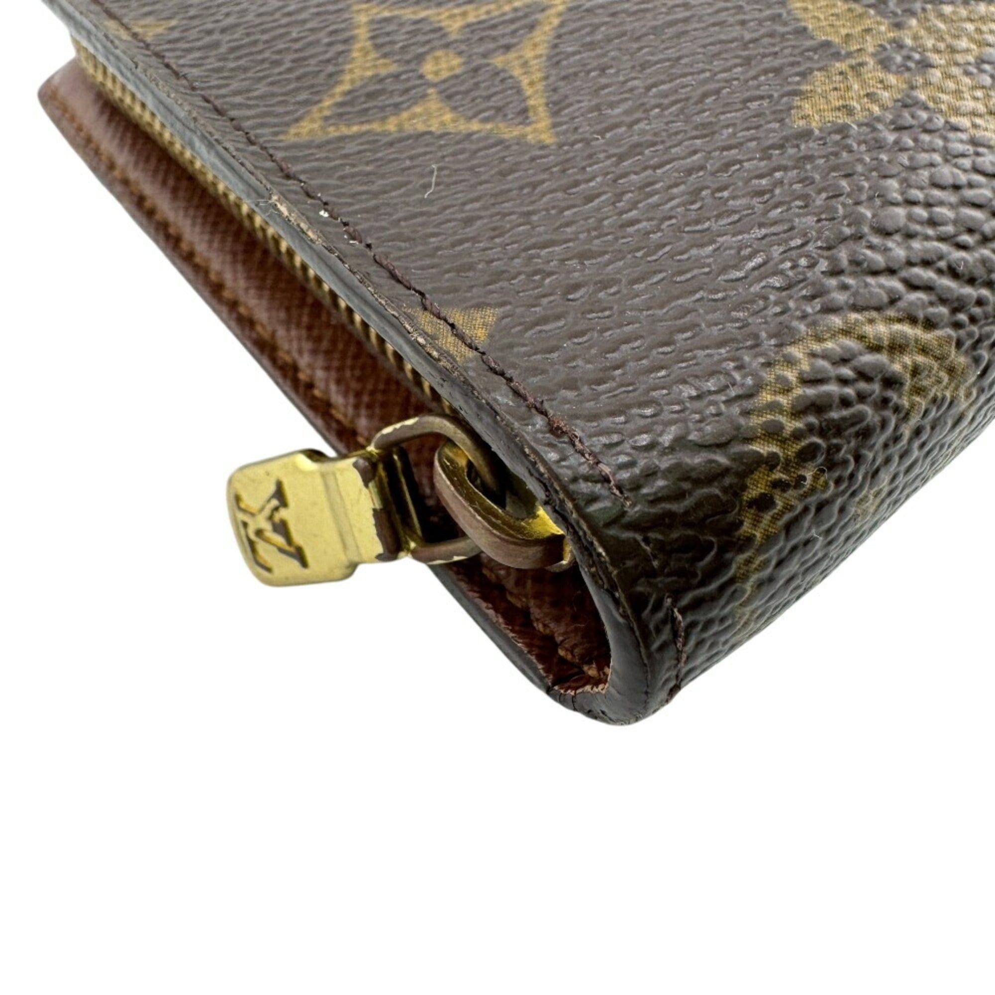 Louis Vuitton LOUIS VUITTON M61727 Porte Monne Zip Round Monogram Long Wallet Brown Unisex Size ONE SIZE - 3 Thumbnail