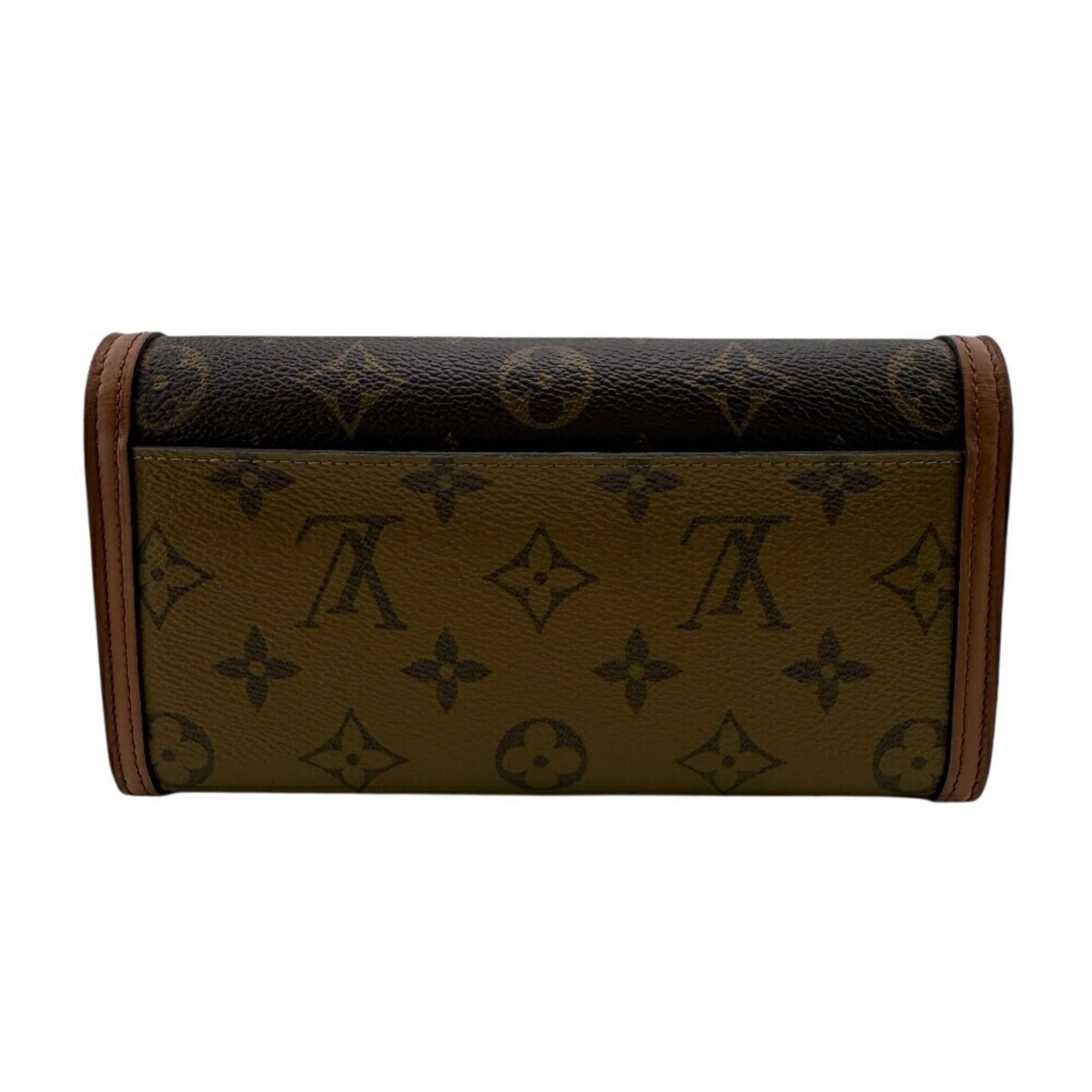 Louis Vuitton LOUIS VUITTON M46645 Portefeuille Sarah Monogram Reverse Long Wallet Brown Women's Size ONE SIZE - 2 Thumbnail