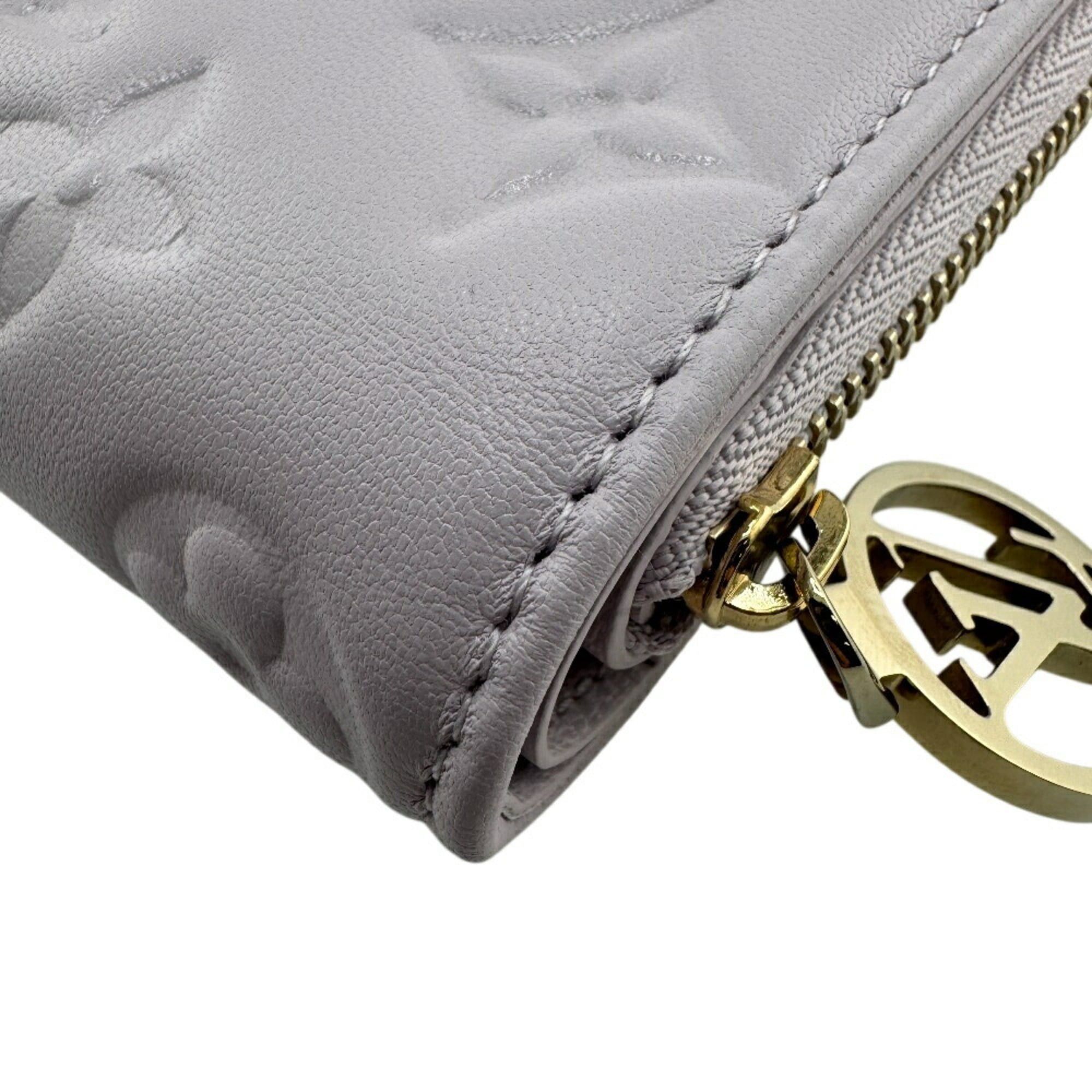 Louis Vuitton LOUIS VUITTON M25705 Portefeuille Lou Compact Wallet Monogram Bifold Purple Women's Size ONE SIZE - 6 Thumbnail