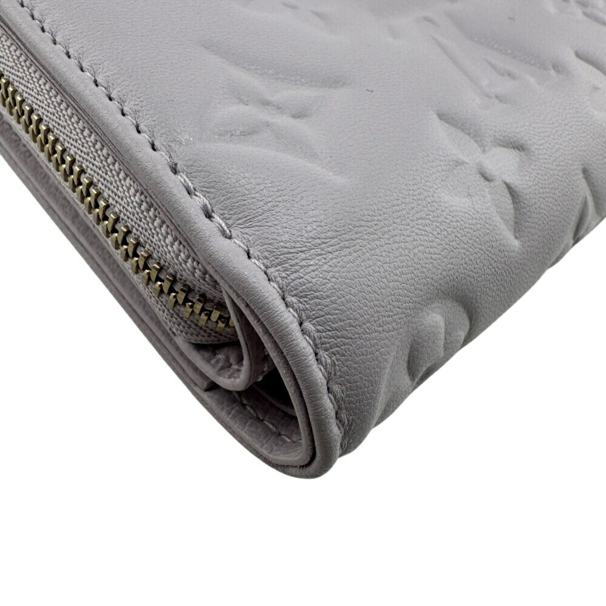 Louis Vuitton LOUIS VUITTON M25705 Portefeuille Lou Compact Wallet Monogram Bifold Purple Women's Size ONE SIZE - 5 Thumbnail