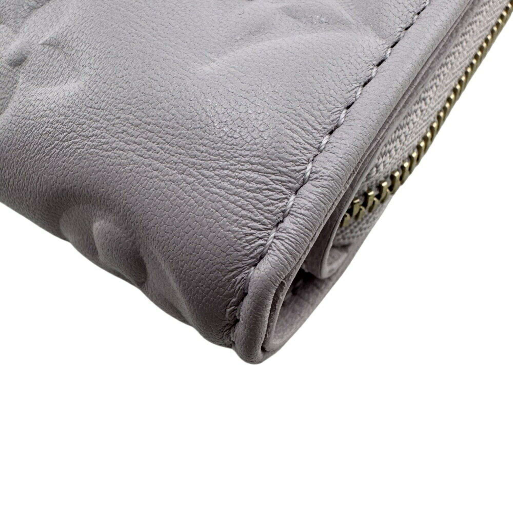 Louis Vuitton LOUIS VUITTON M25705 Portefeuille Lou Compact Wallet Monogram Bifold Purple Women's Size ONE SIZE - 4 Thumbnail
