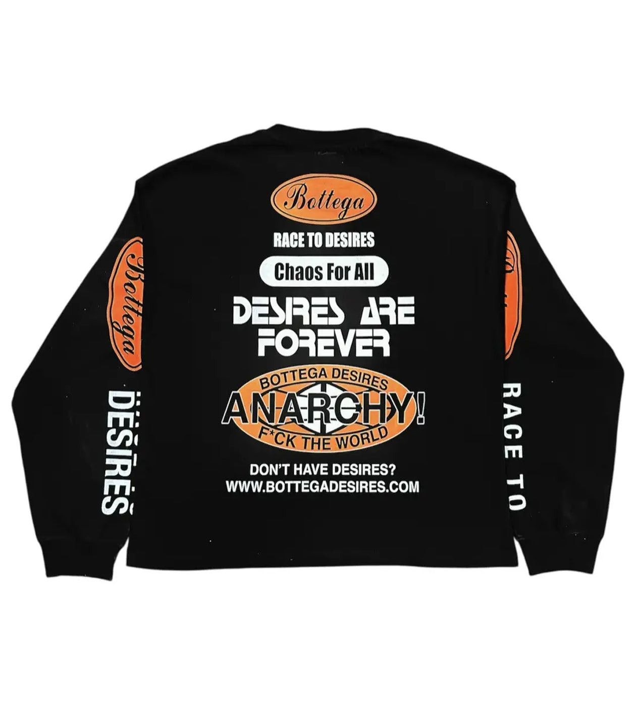 Bottega Desires Race to Desires L/S Tee Black Size US S / EU 44-46 / 1 - 2 Thumbnail