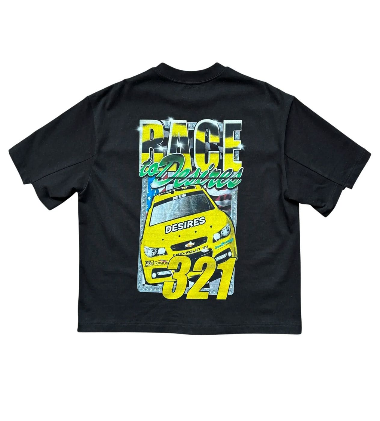 Bottega Desires Race Tee Black Size US L / EU 52-54 / 3 - 2 Thumbnail
