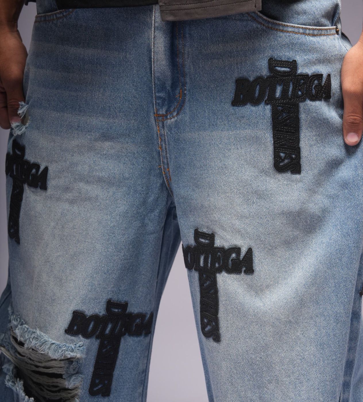 Bottega Desires Holy Grail Denim Pants Blue Size US 28 / EU 44 - 4 Thumbnail