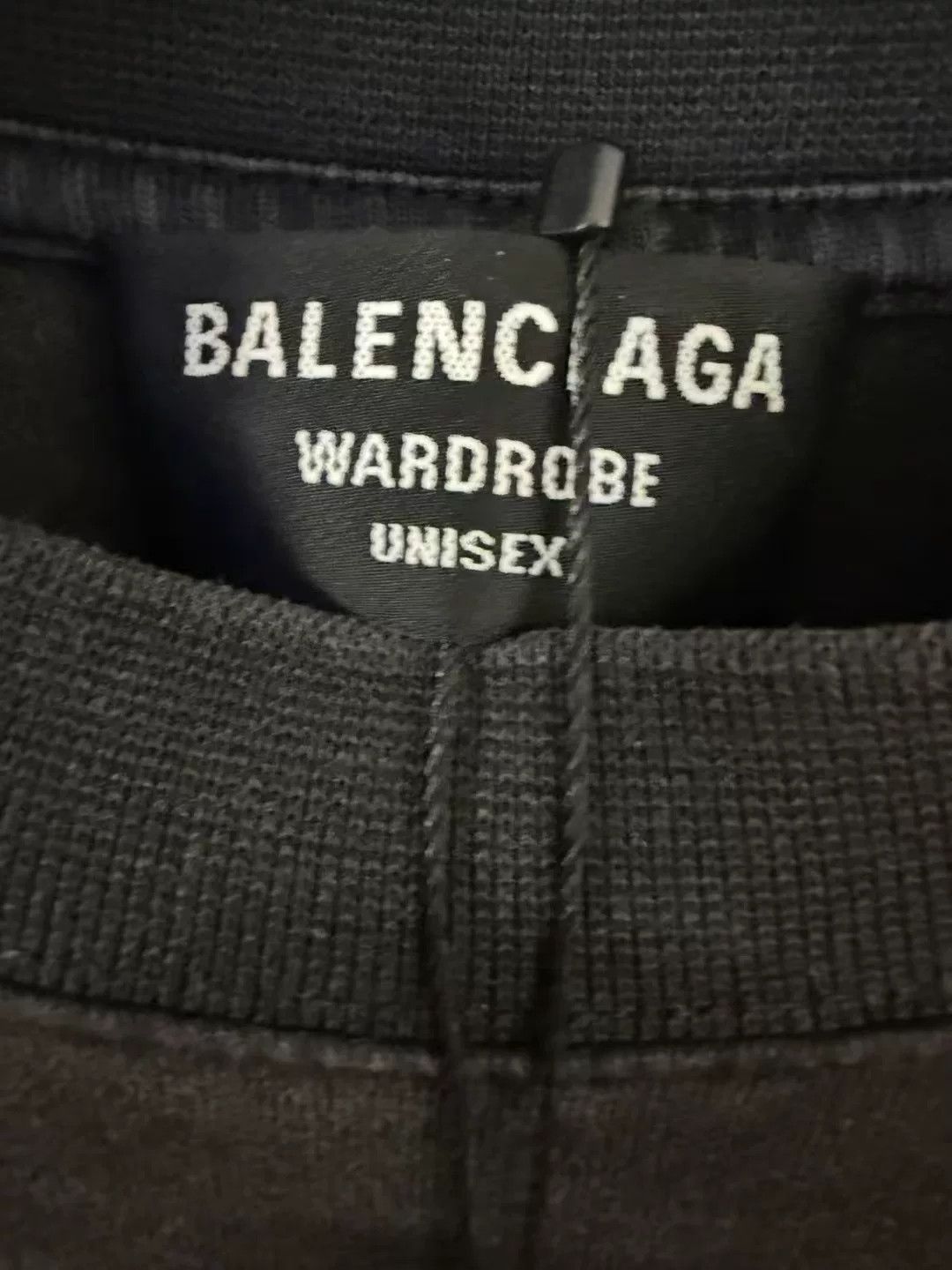 Balenciaga Balenciaga Washed Black Embroidered Logo Tee L Size US L / EU 52-54 / 3 - 3 Thumbnail
