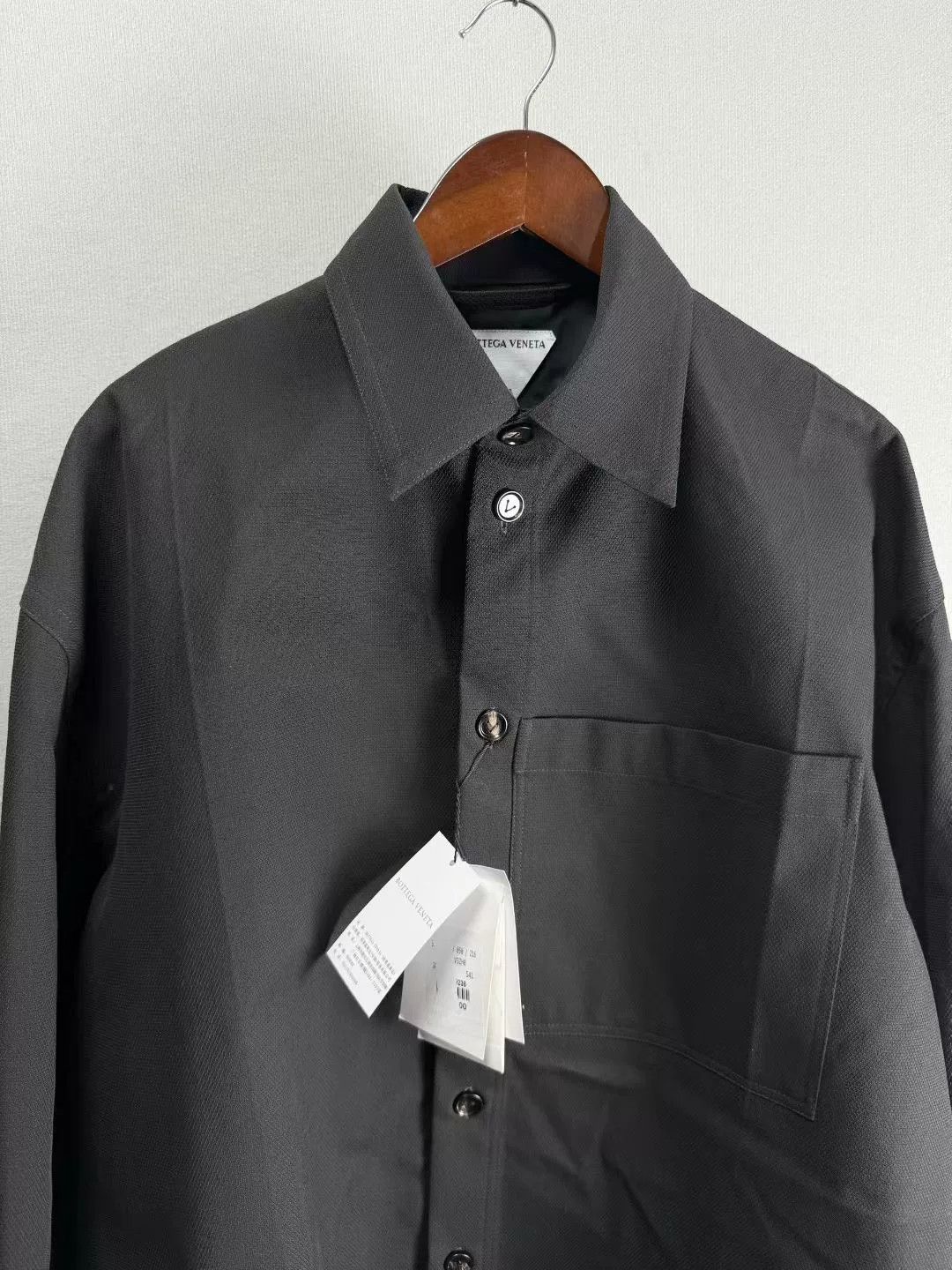 Bottega Veneta Bottega Veneta Black Utility Shirt 46 Size US S / EU 44-46 / 1 - 2 Thumbnail