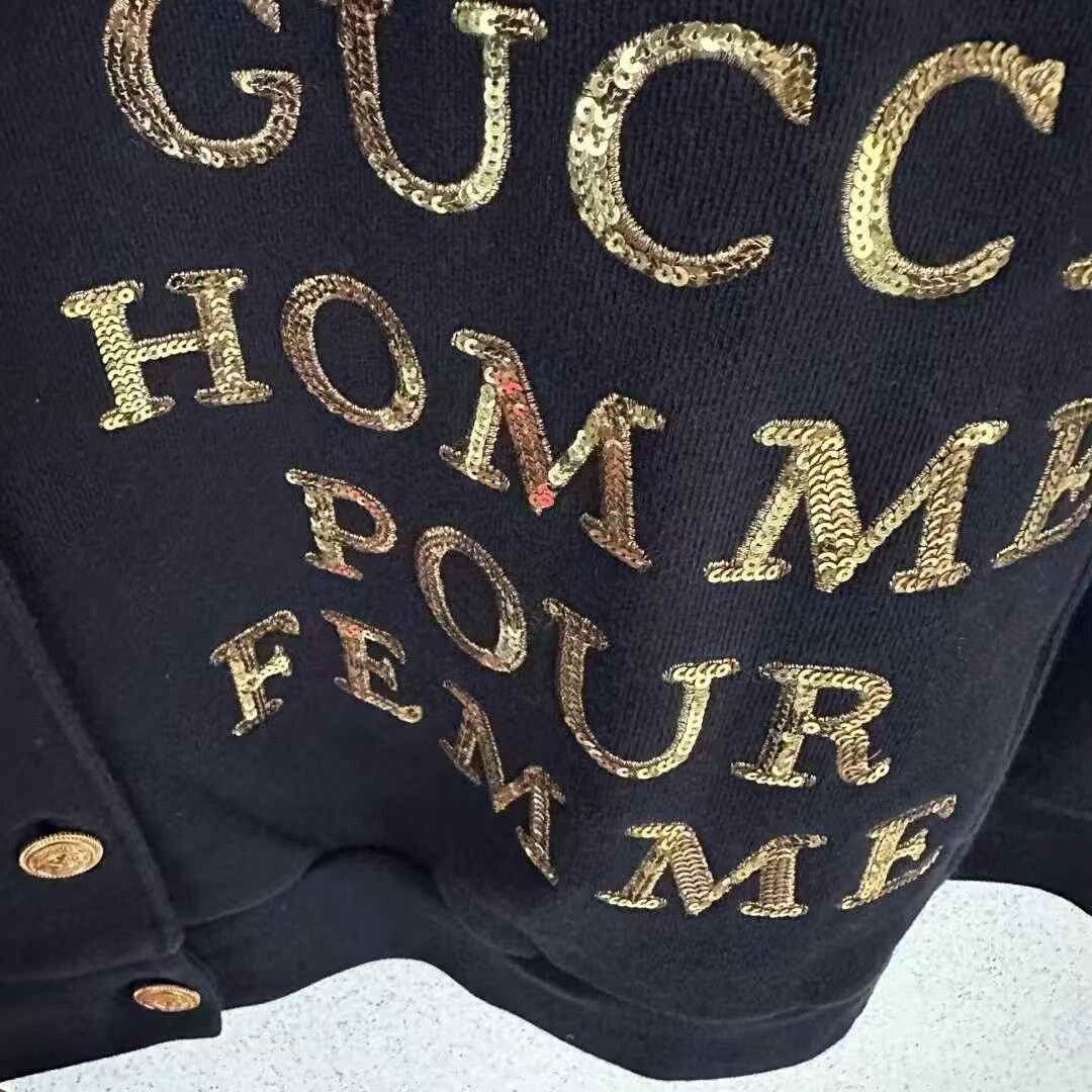 Gucci Gucci Gold Scale Logo Button Coat S Size S / US 4 / IT 40 - 3 Thumbnail