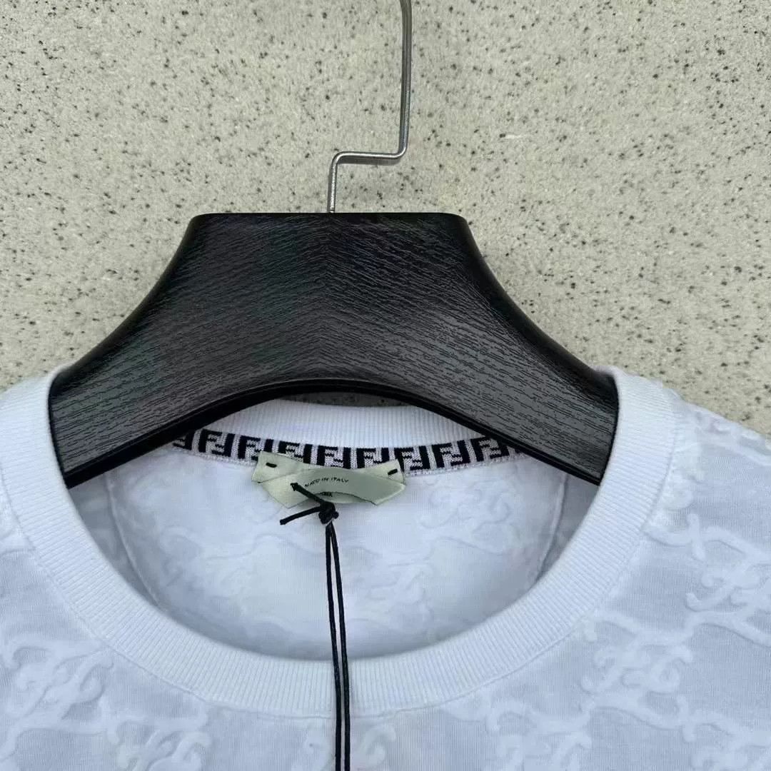 Fendi Fendi New All-Over Print Short-Sleeve Top Size L / US 10 / IT 46 - 2 Thumbnail