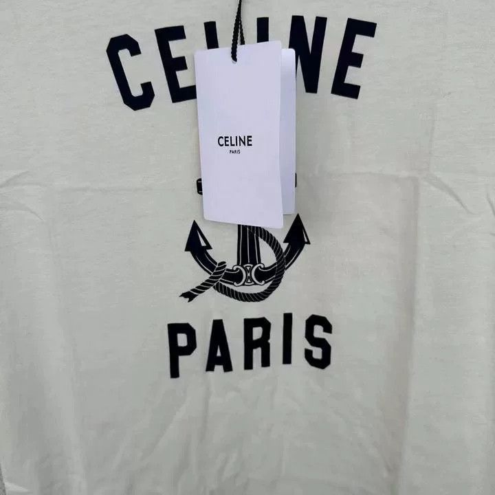 Celine Celine Anchor Short Sleeve Top Size S / US 4 / IT 40 - 3 Thumbnail