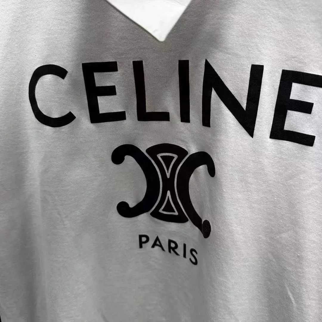 Celine Celine Triomphe Short Sleeve XS Size XS / US 0-2 / IT 36-38 - 3 Thumbnail