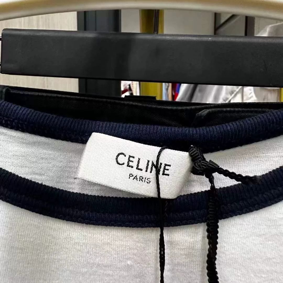 Celine Celine Triomphe Short Sleeve XS Size XS / US 0-2 / IT 36-38 - 2 Thumbnail