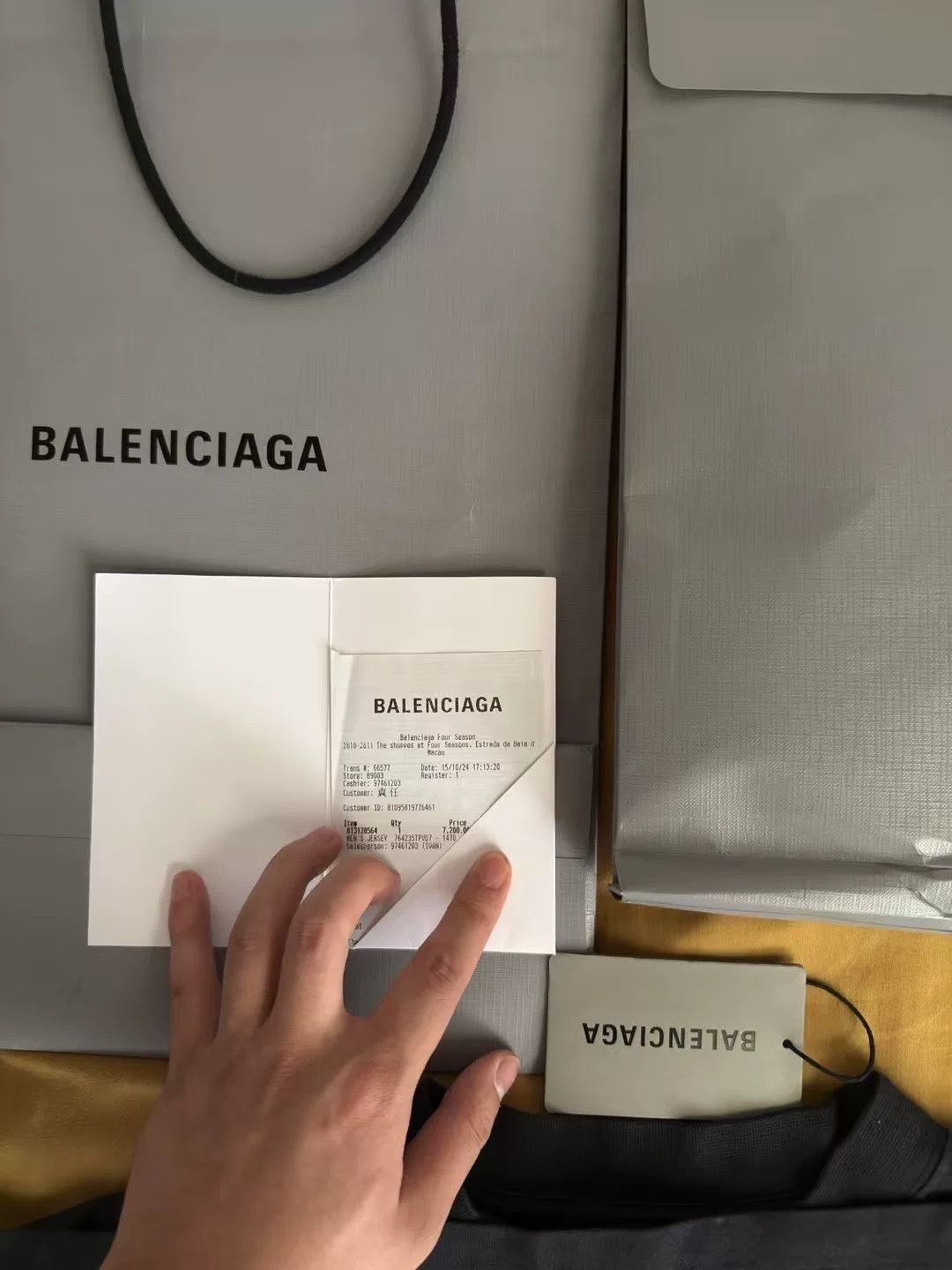 Balenciaga Balenciaga 3B Embroidered Short Sleeve Size US M / EU 48-50 / 2 - 6 Thumbnail