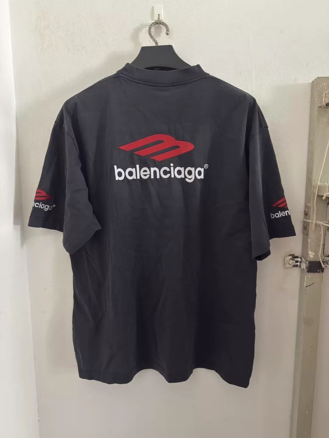 Balenciaga Balenciaga 3B Embroidered Short Sleeve Size US M / EU 48-50 / 2 - 2 Thumbnail