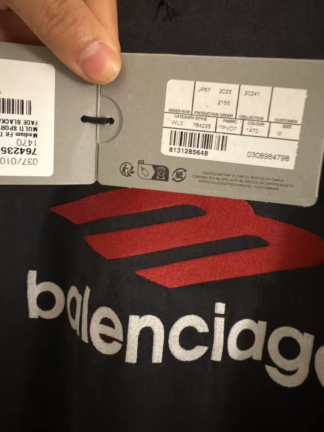 Balenciaga Balenciaga 3B Embroidered Short Sleeve Size US M / EU 48-50 / 2 - 5 Thumbnail