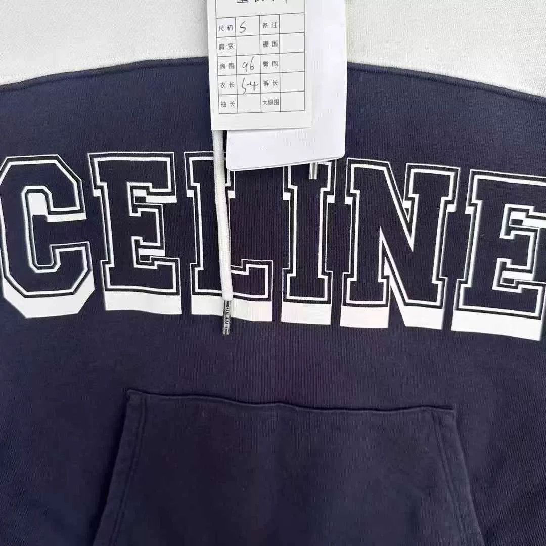 Celine Celine Distressed Patchwork Slogan Hoodie Size US S / EU 44-46 / 1 - 3 Thumbnail