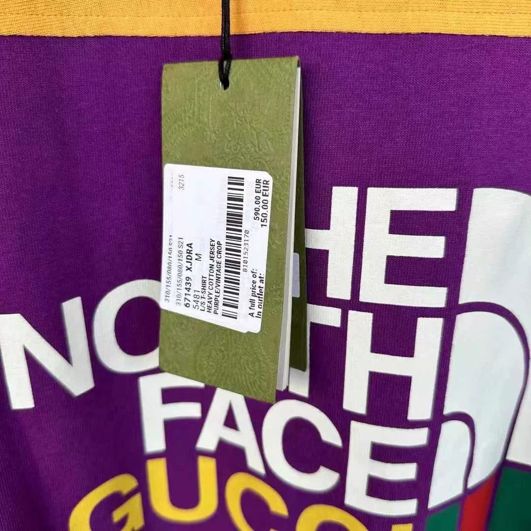 Gucci Gucci TNF Yellow Purple Spliced Sweatshirt Size US M / EU 48-50 / 2 - 3 Thumbnail