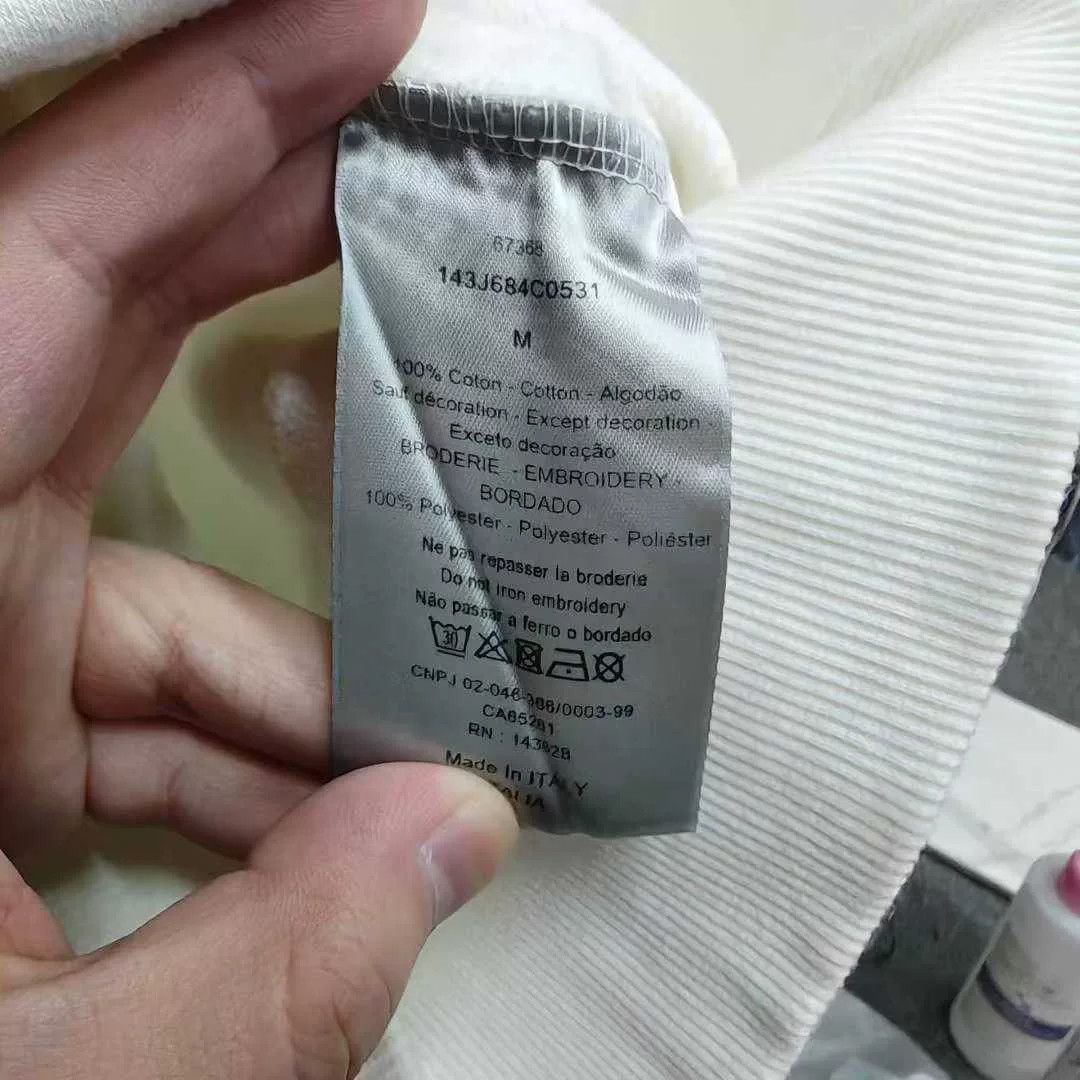 Dior Dior Slogan Dissolved Sweatshirt Size US M / EU 48-50 / 2 - 4 Thumbnail