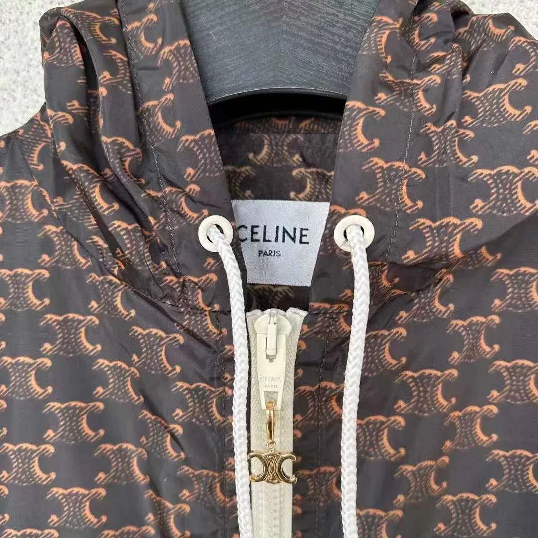 Celine Celine All-over Print Half-zip Jacket Size XS / US 0-2 / IT 36-38 - 2 Thumbnail