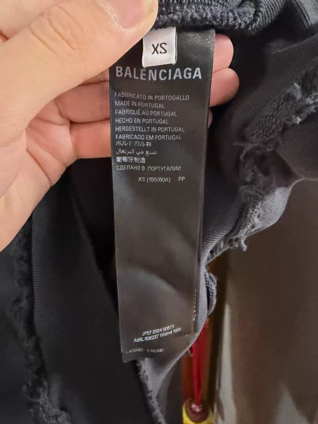 Balenciaga Balenciaga Ciao Bello Black Zip Hoodie XS Size US XS / EU 42 / 0 - 4 Thumbnail