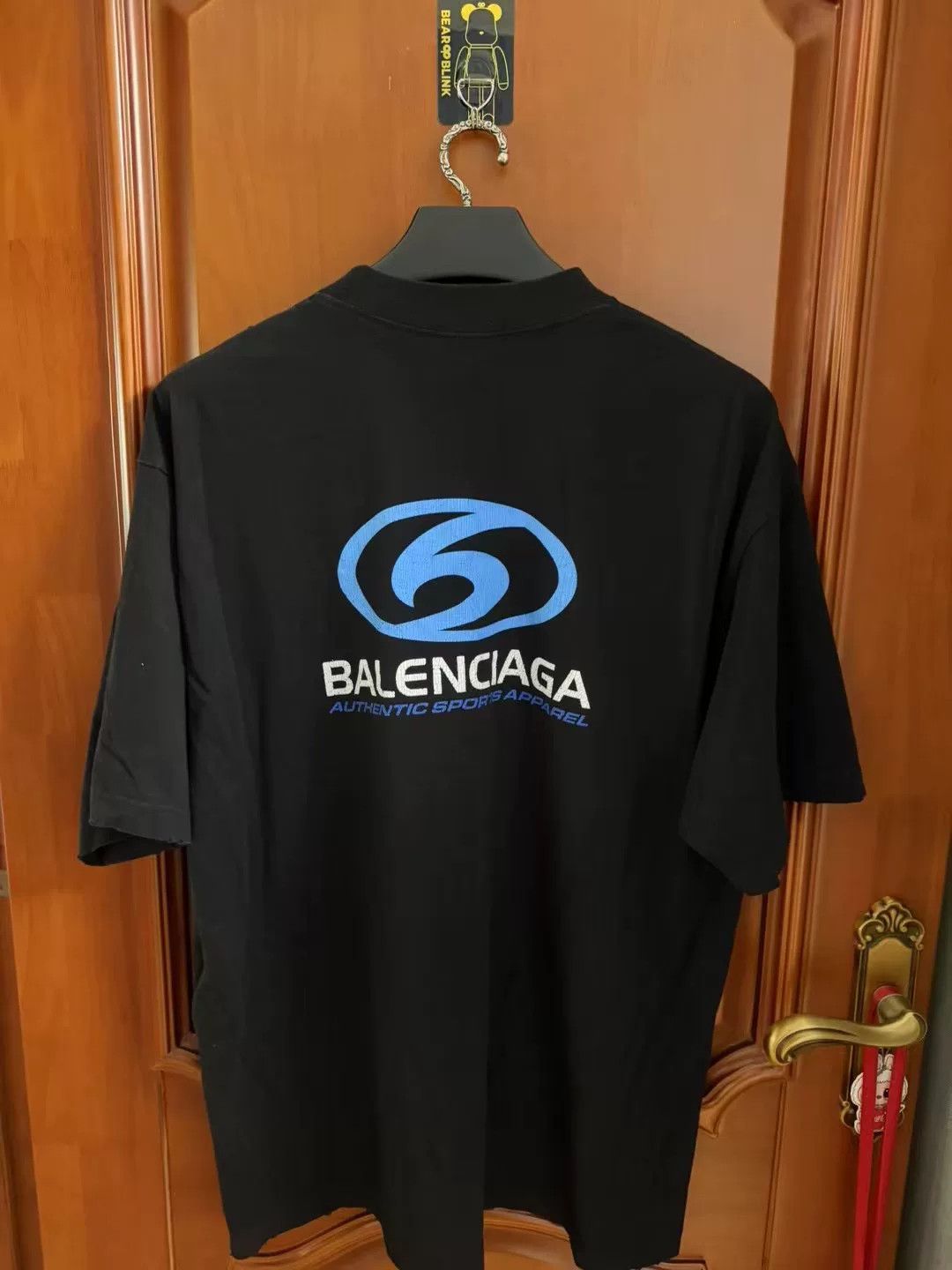 Balenciaga Balenciaga Wave Logo Short Sleeve T-Shirt M Size US M / EU 48-50 / 2 - 2 Thumbnail