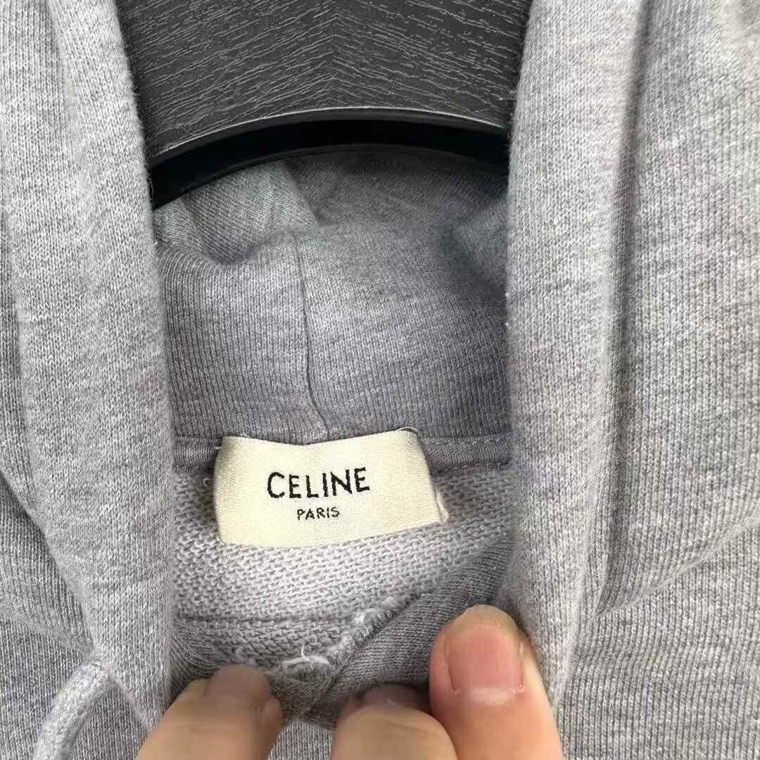Celine Celine Back Logo Hoodie Size US M / EU 48-50 / 2 - 2 Thumbnail