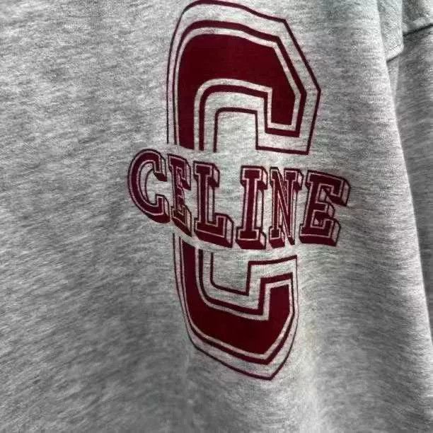 Celine Celine Logo Slogan Hoodie Size US L / EU 52-54 / 3 - 3 Thumbnail