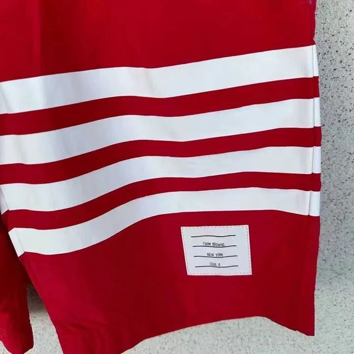 Thom Browne Thom Browne Red Nylon Shorts Size 0 Size US 26 / EU 42 - 3 Thumbnail