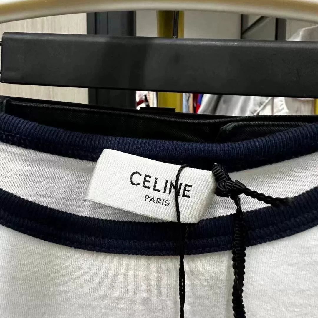 Celine Celine Triomphe Short Sleeve XS Size XS / US 0-2 / IT 36-38 - 2 Thumbnail
