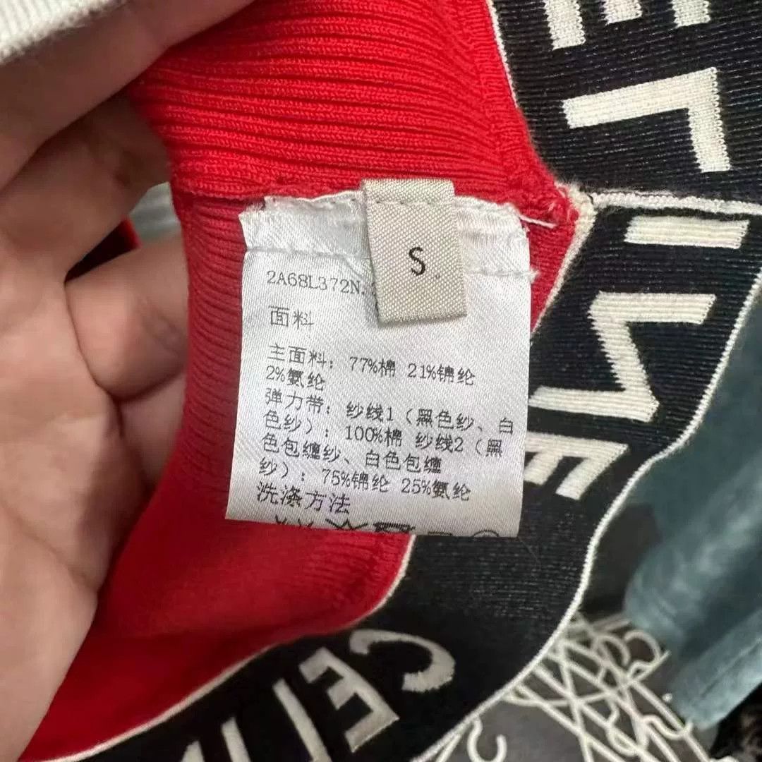 Celine Celine Red Slogan Tank Top S Size S / US 4 / IT 40 - 4 Thumbnail