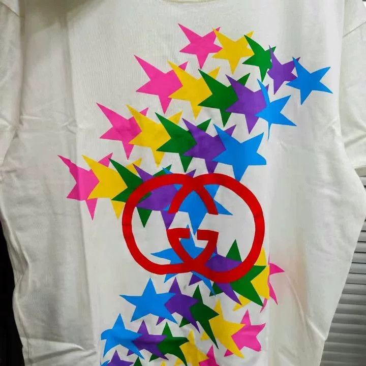 Gucci Gucci Star Logo Short Sleeve XS Size XS / US 0-2 / IT 36-38 - 3 Thumbnail