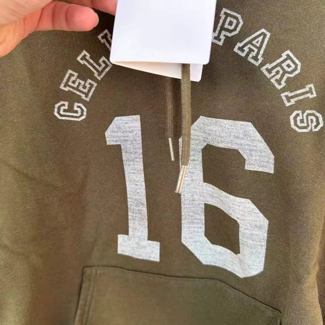 Celine Celine 16 Military Green Hoodie Size US L / EU 52-54 / 3 - 3 Thumbnail