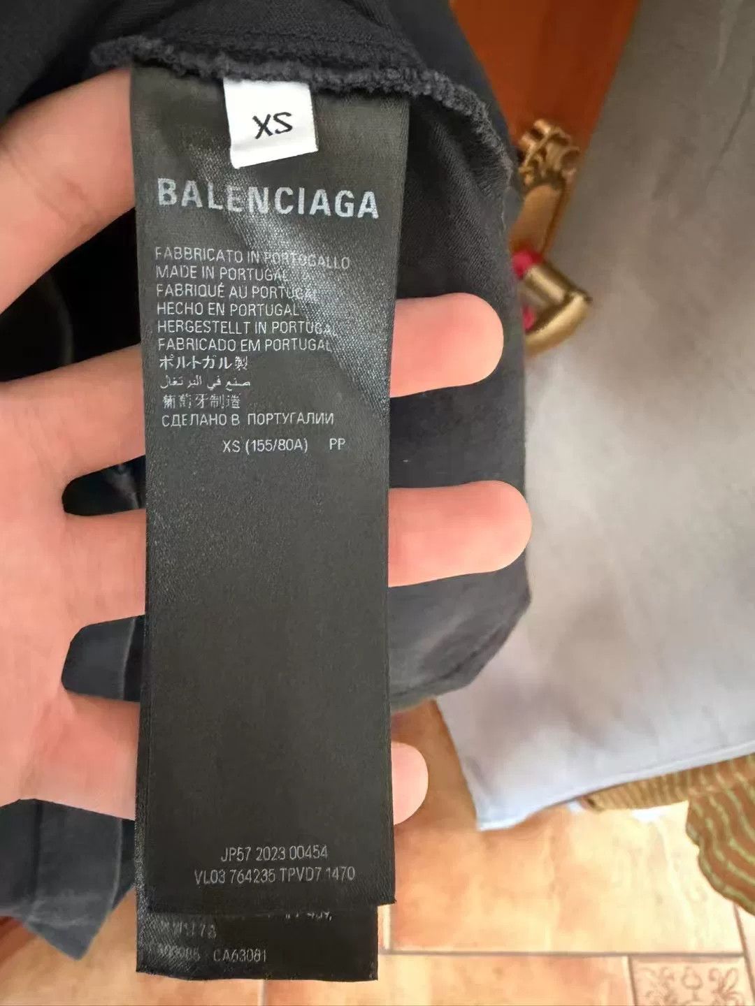 Balenciaga Balenciaga 3B Embroidered Logo Short-Sleeve Size US XS / EU 42 / 0 - 4 Thumbnail