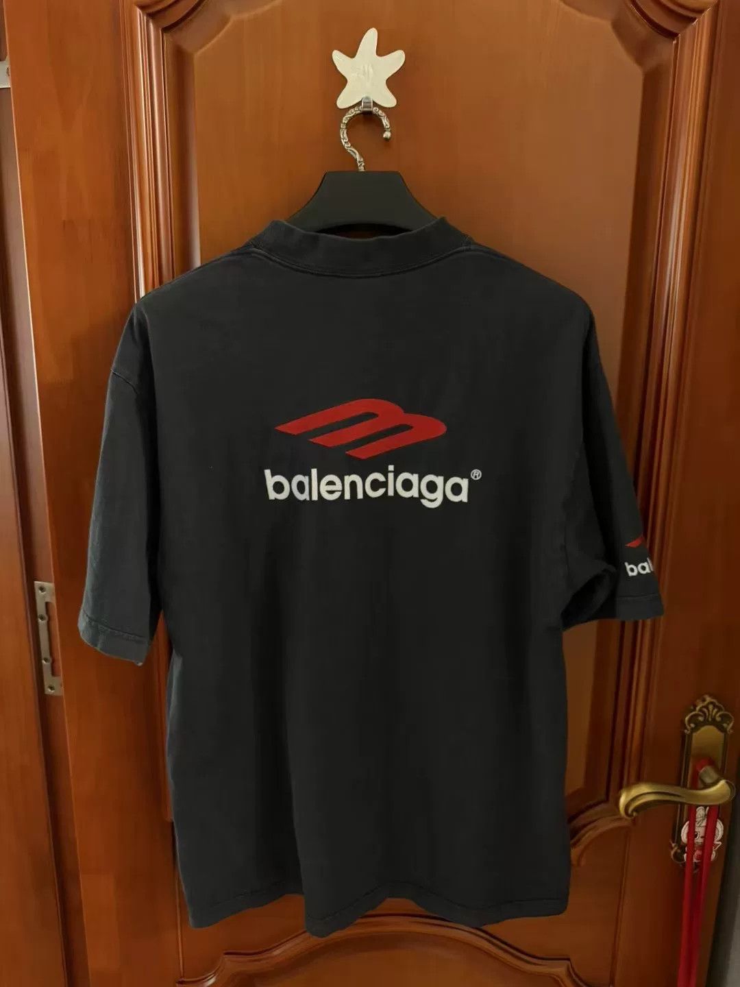 Balenciaga Balenciaga 3B Embroidered Logo Short-Sleeve Size US XS / EU 42 / 0 - 2 Thumbnail