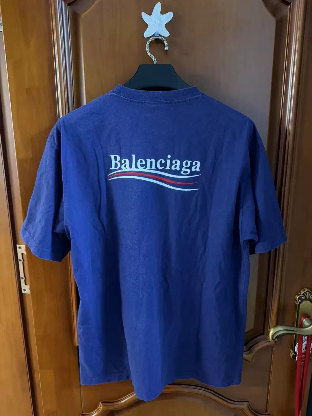 Balenciaga Balenciaga Blue Coca-Cola Logo Short Sleeve S Size US S / EU 44-46 / 1 - 2 Thumbnail