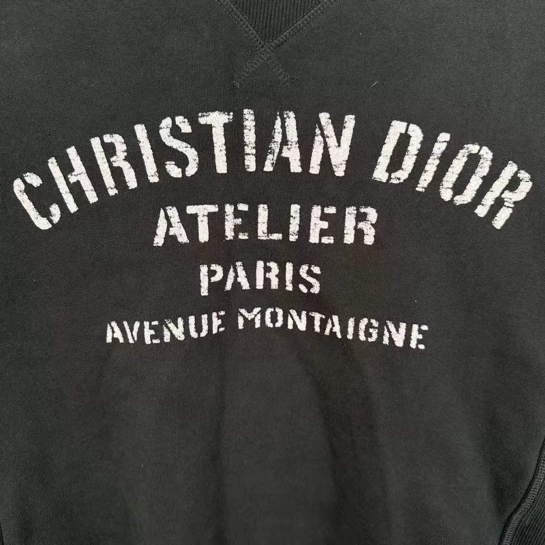 Dior Dior Flocked Slogan Sweatshirt Size US M / EU 48-50 / 2 - 2 Thumbnail