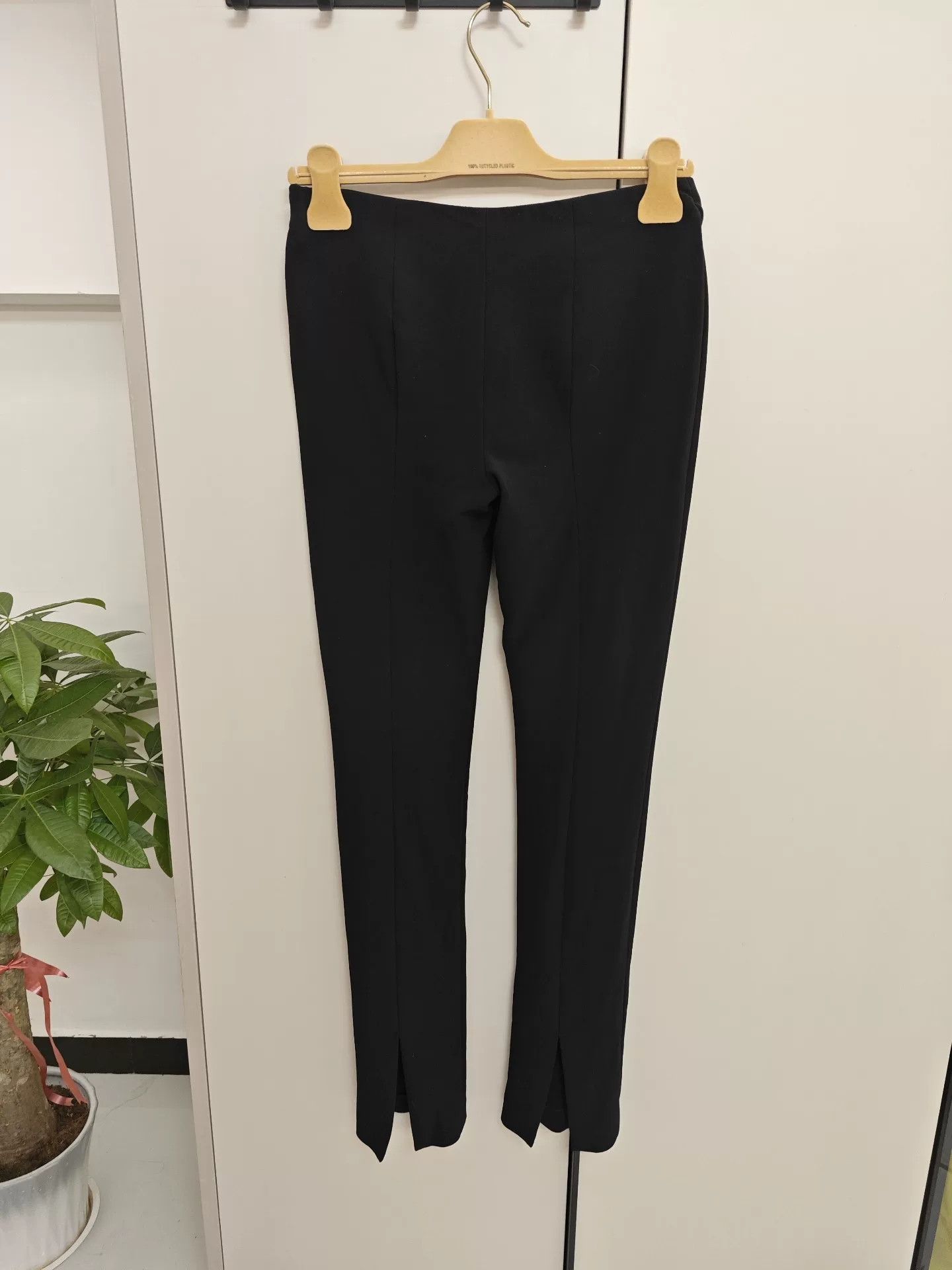 The Row The Row Black Side Zip Casual Pants Size 37" - 2 Thumbnail