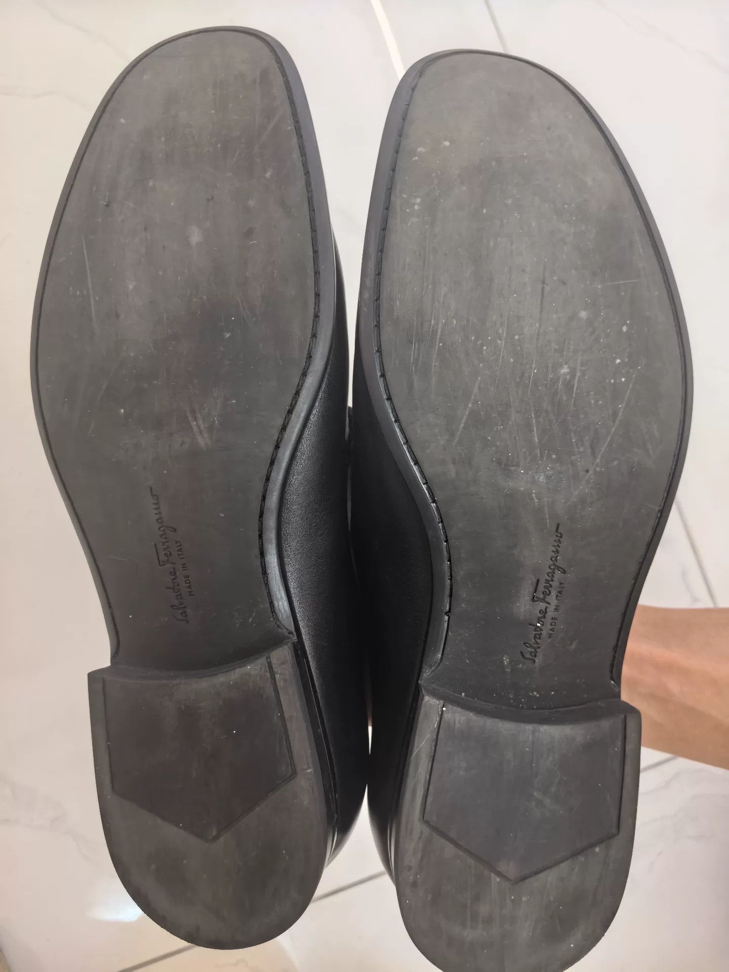 Salvatore Ferragamo Ferragamo Gancini Leather Men's Casual Shoes Size US 10 / EU 43 - 6 Thumbnail
