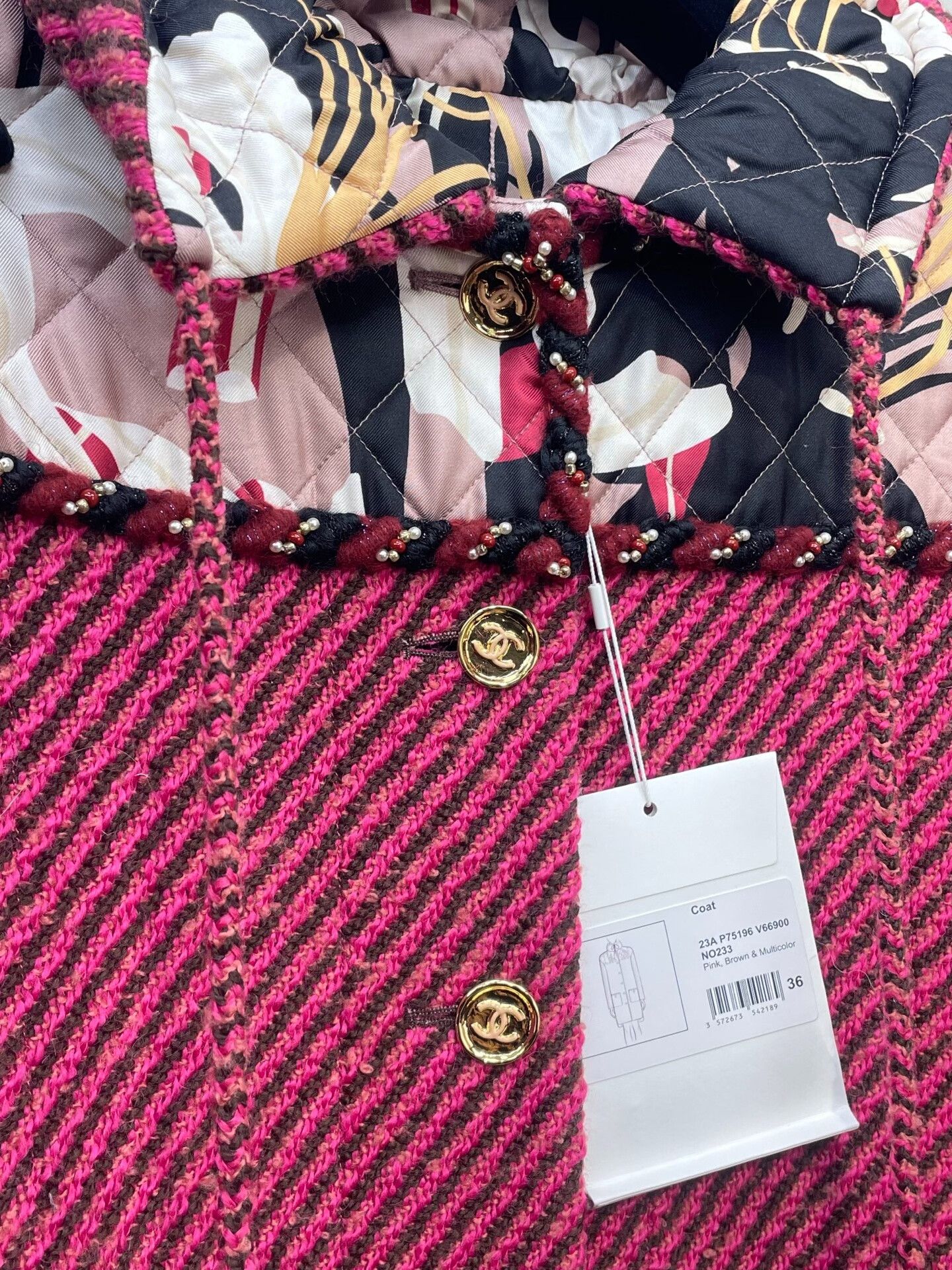 Chanel Chanel 23A Tweed Long Coat Size XS / US 0-2 / IT 36-38 - 5 Thumbnail