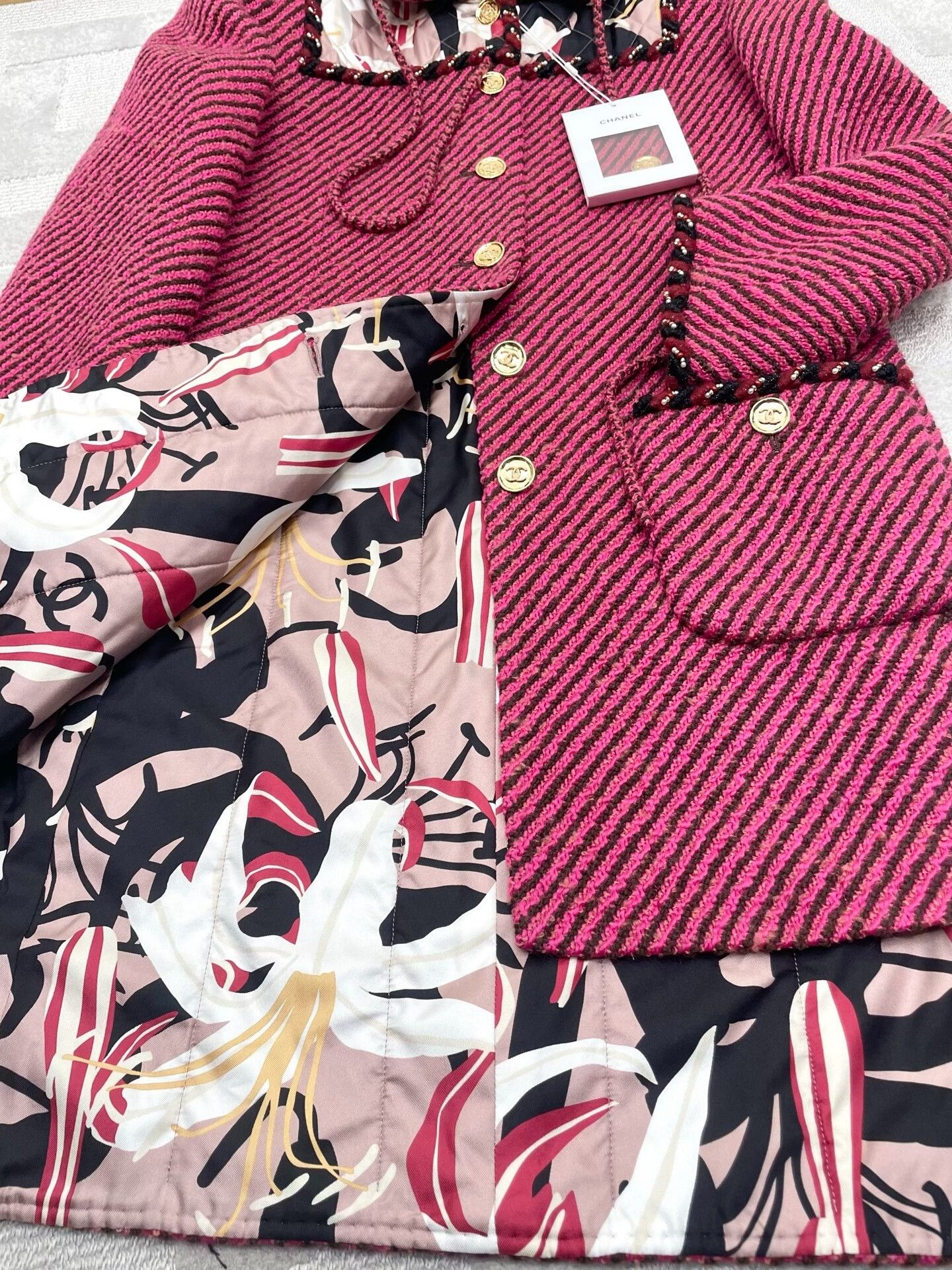 Chanel Chanel 23A Tweed Long Coat Size XS / US 0-2 / IT 36-38 - 6 Thumbnail