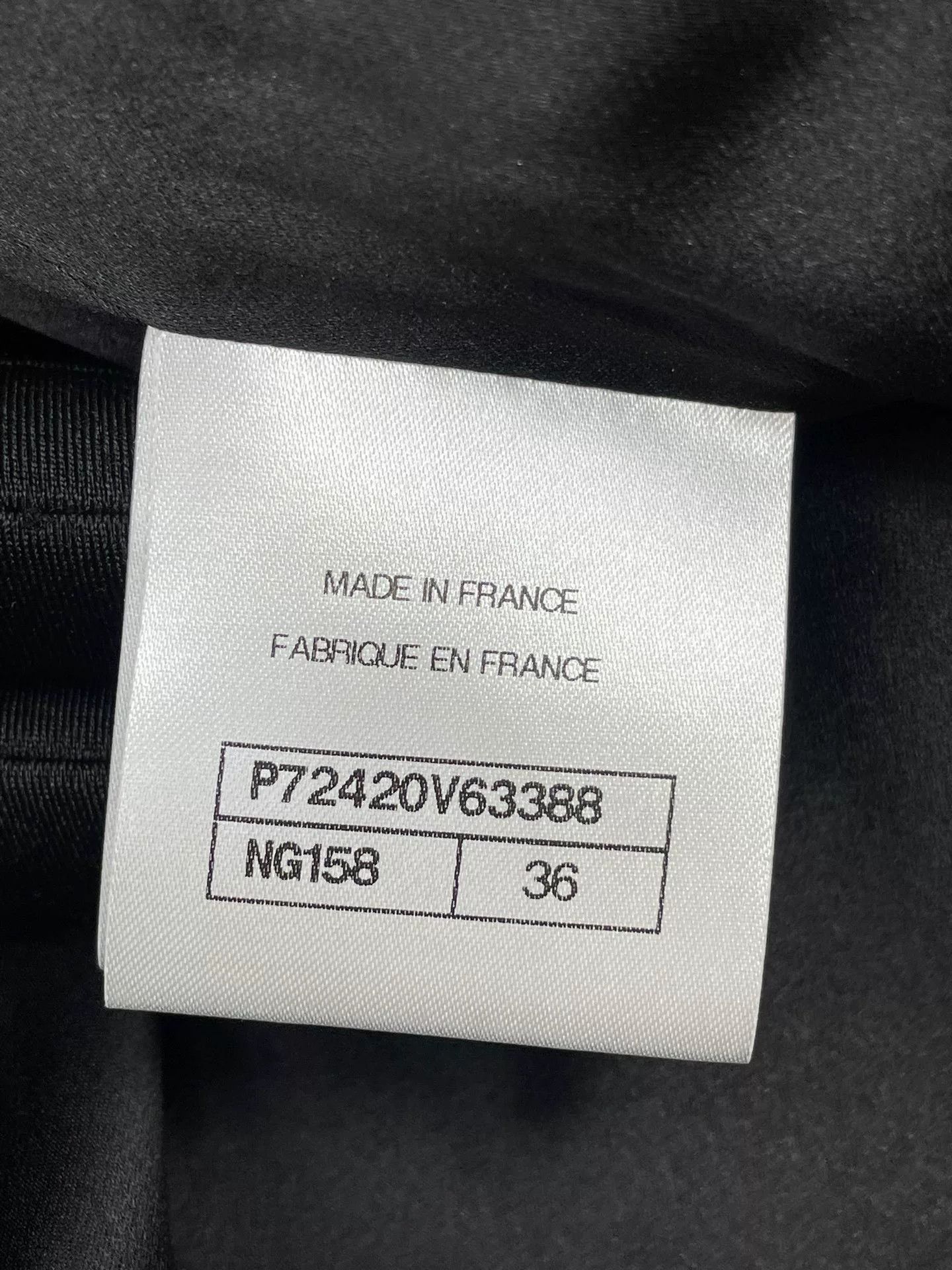 Chanel Chanel 2022 SS Black White Collar Blazer Size XS / US 0-2 / IT 36-38 - 7 Thumbnail