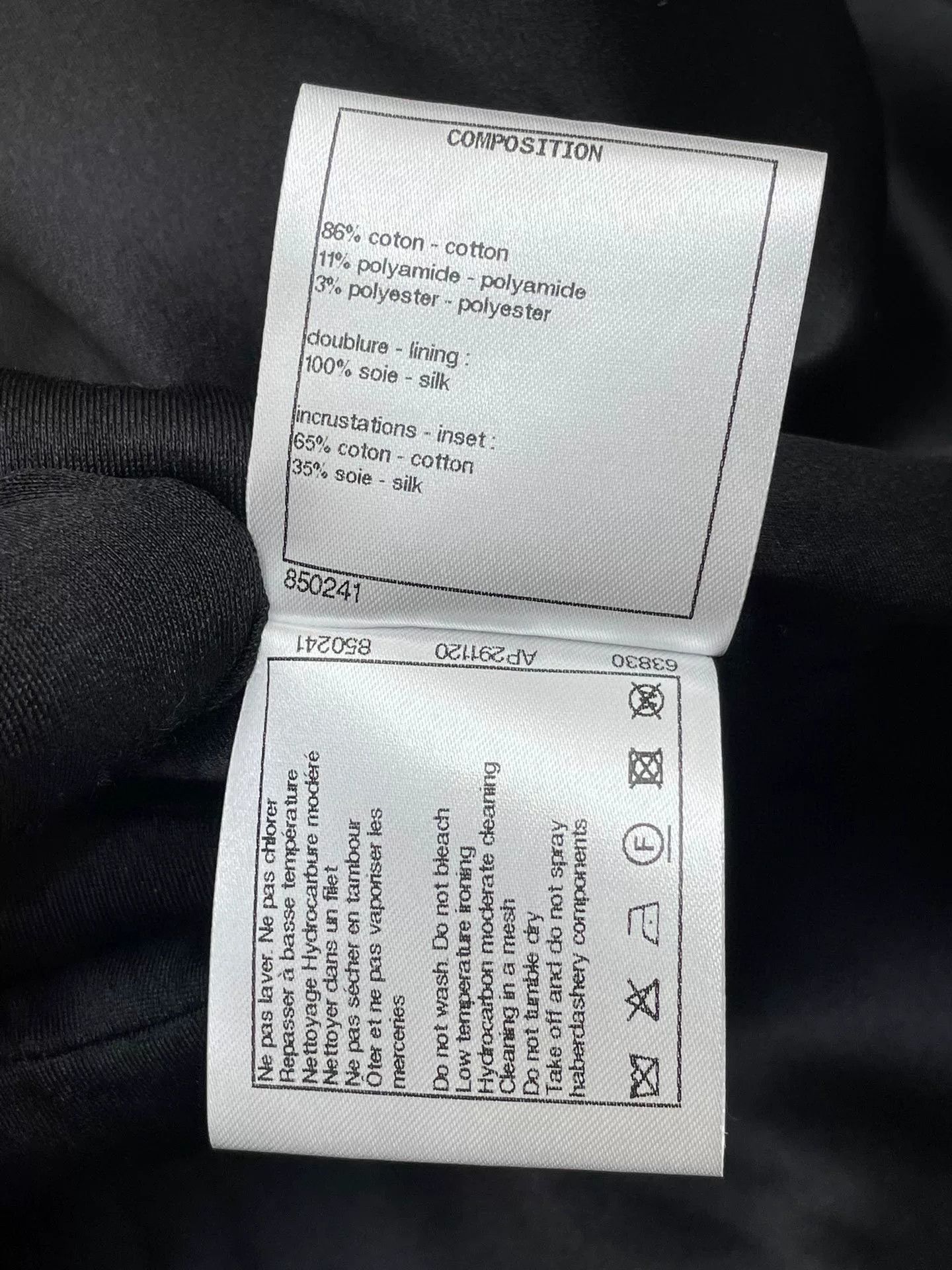 Chanel Chanel 2022 SS Black White Collar Blazer Size XS / US 0-2 / IT 36-38 - 8 Thumbnail