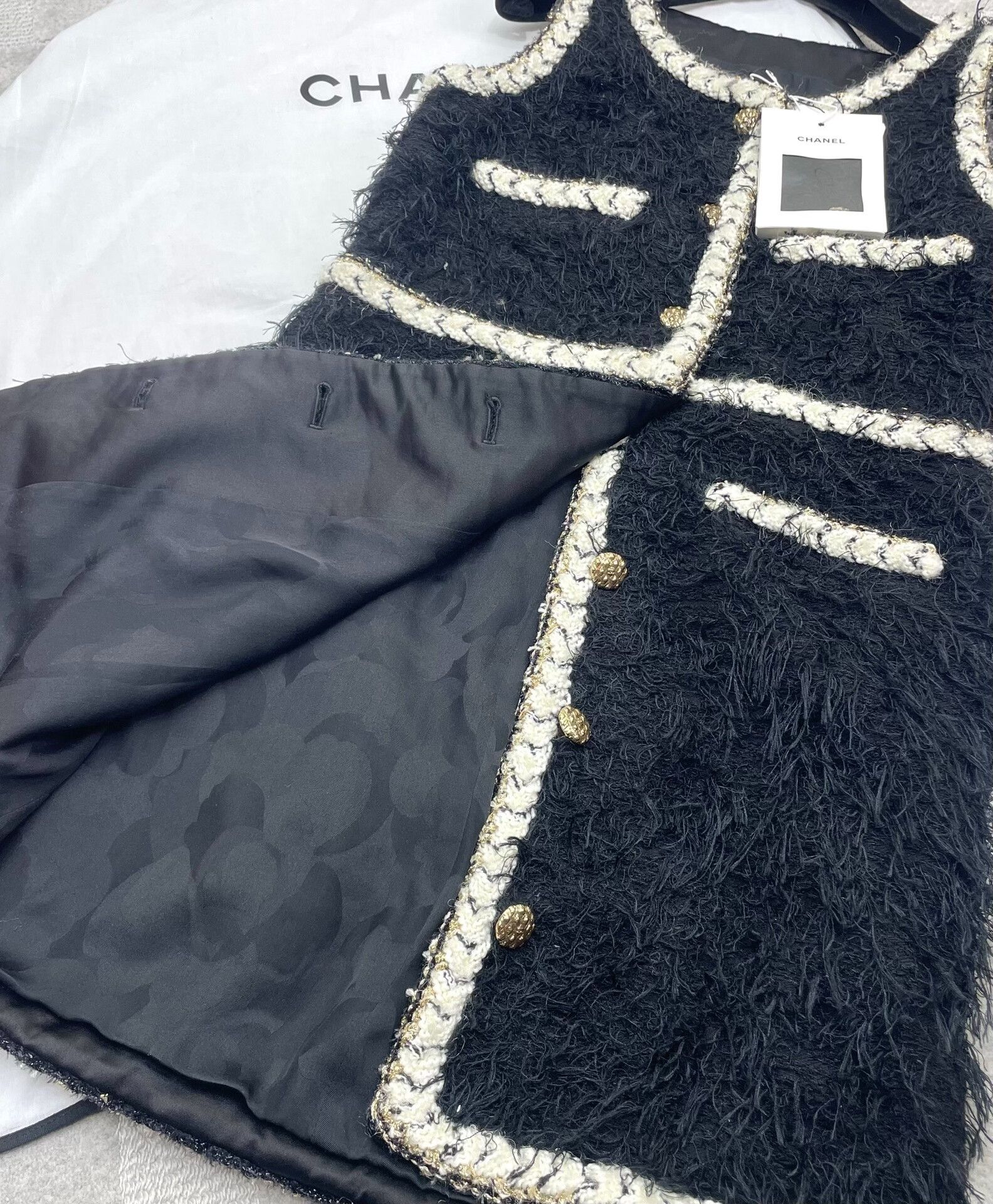 Chanel Chanel 25K Black Fringe Wool Vest Size S / US 4 / IT 40 - 5 Thumbnail